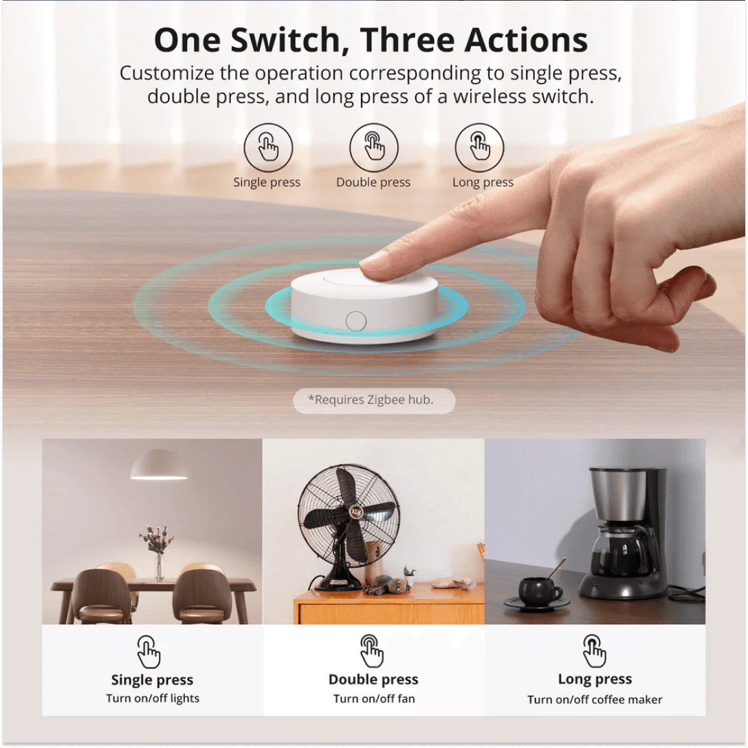 SONOFF SNZB-01P Zigbee Wireless Switch