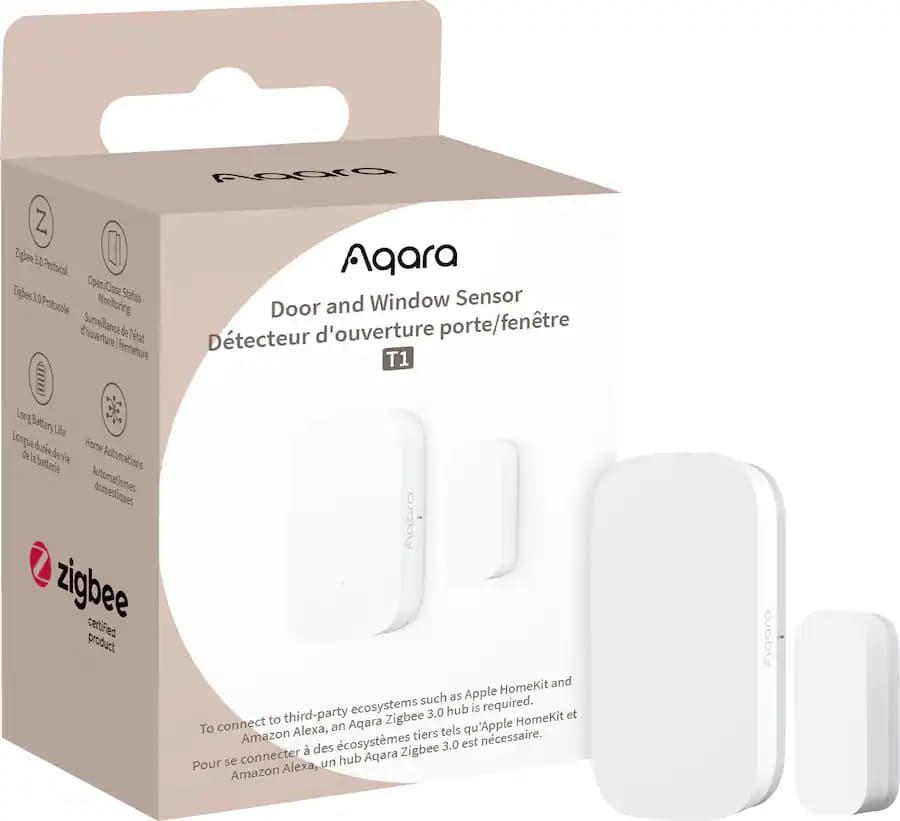 Aqara Door & Window Sensor (T1) – Zigbee Smart Contact Sensor